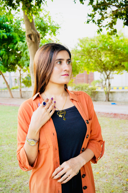 Customize Heart Name Necklace