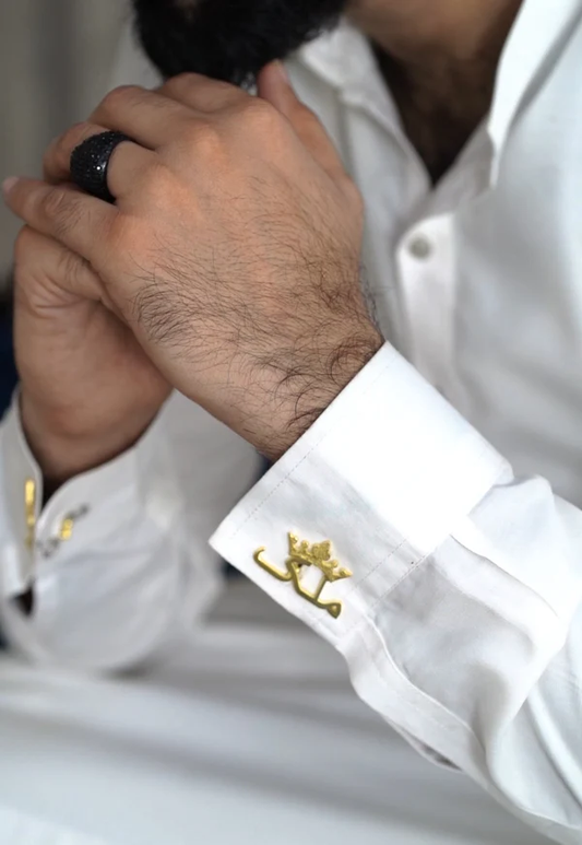 Stylish Crown Cufflinks