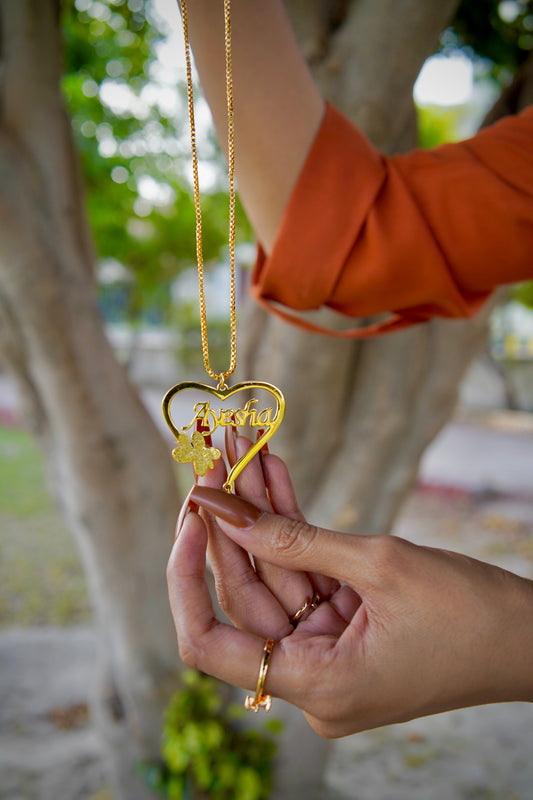 Customize Heart Name Necklace